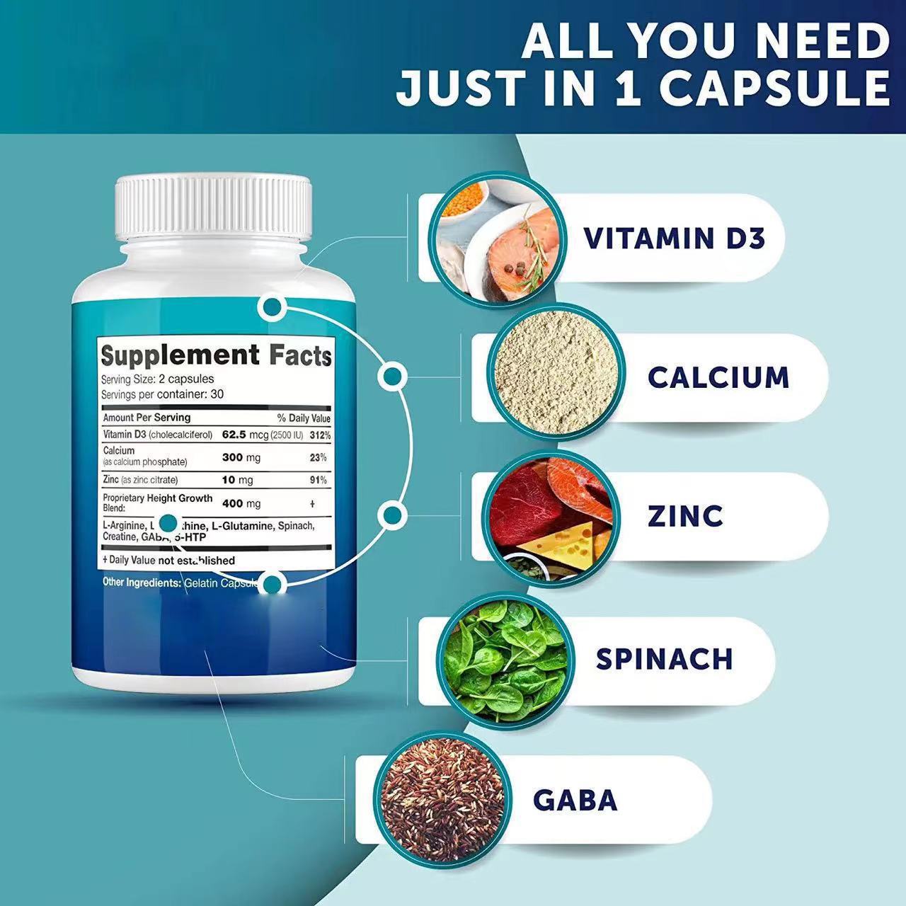 Height Growth Maximizer Capsule