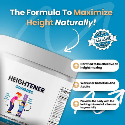 Heigtener Gummies - 60 Capsules